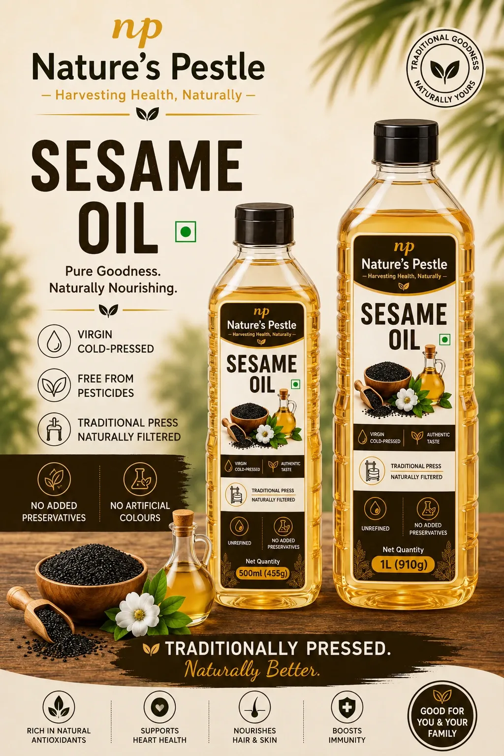 Sesame Oil (500ml)