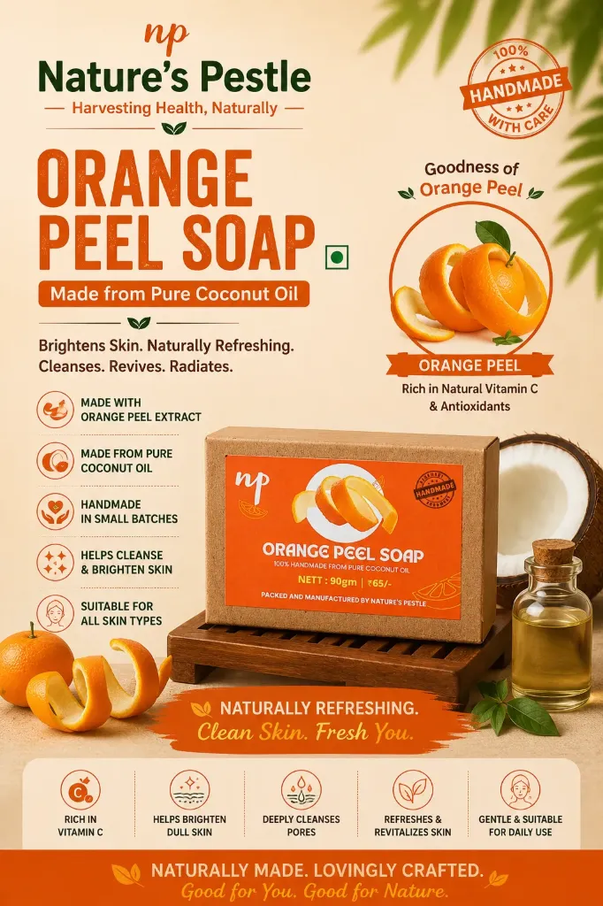 Orange Peel Soap - 90gms